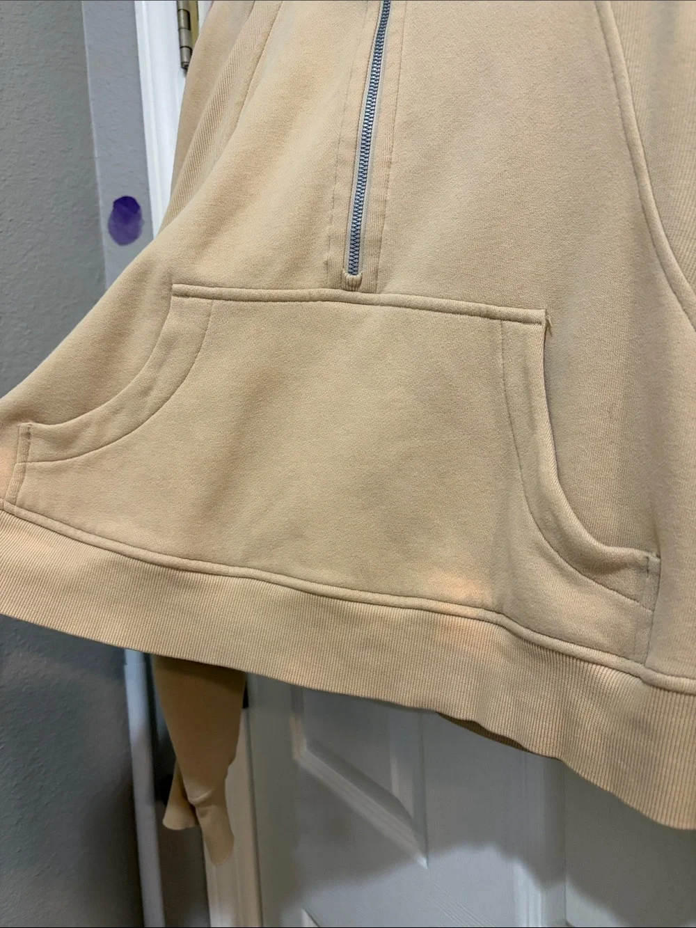 51. Lululemon Scuba Oversized 1/2 Zip Hoodie Trench m/l